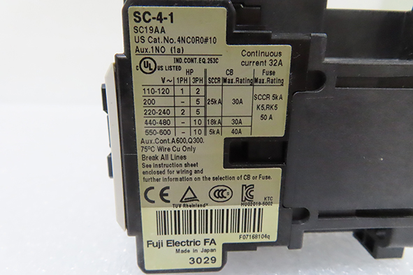 SC-4-1 SC19AA電磁接觸器
